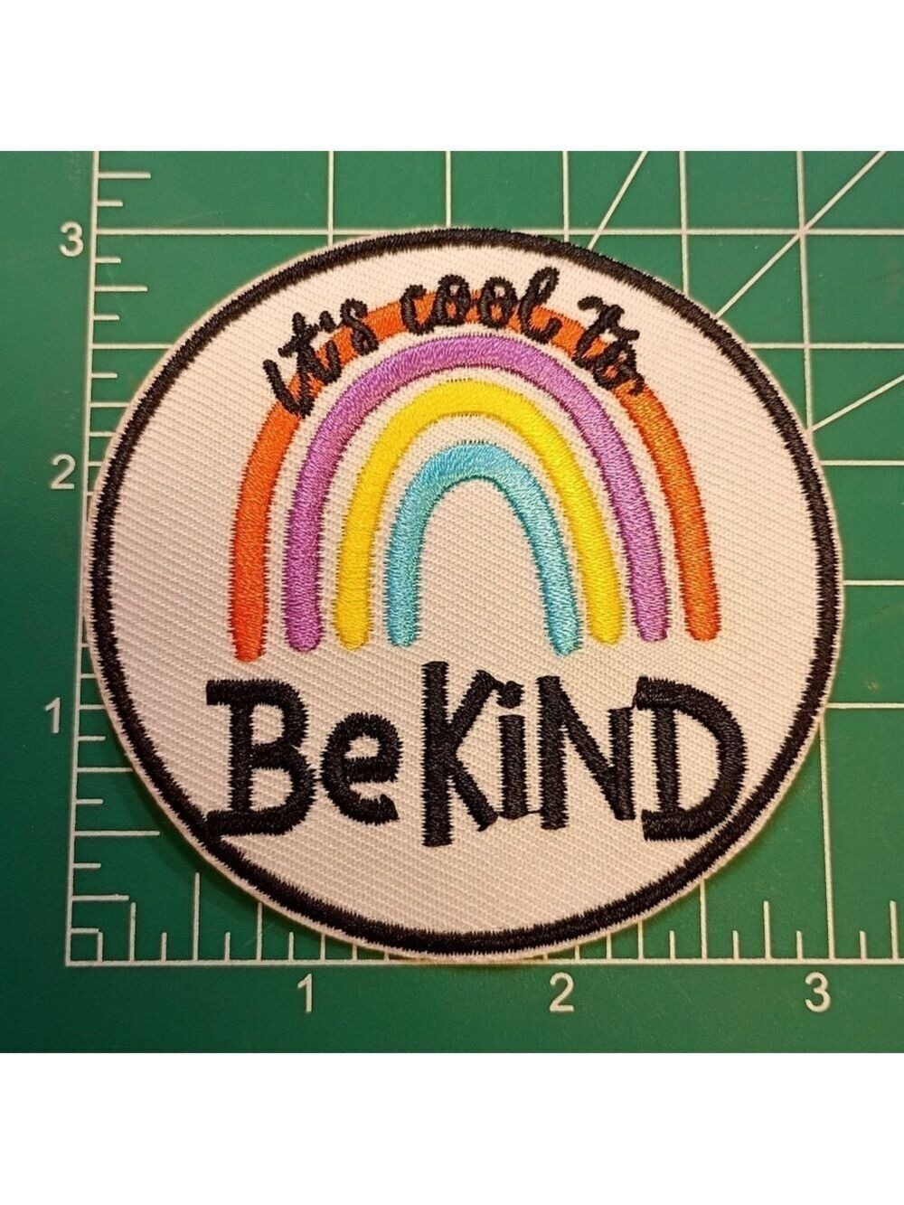 2/$10 Rainbow 'Be Kind' Patch